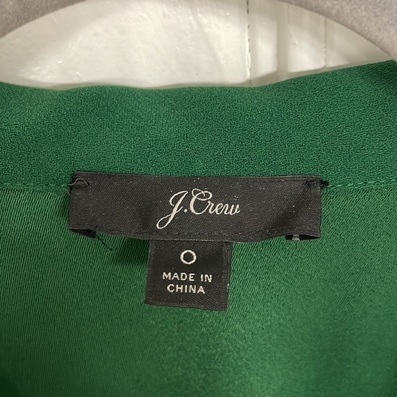 J. Crew Drapery Faux Wrap Top 365 Crepe Size 0 - Picture 4 of 9